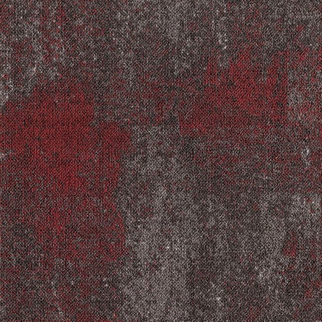 Килимова плитка Milliken Comfortable Concrete 2.0 Urban Drama, Артикул - UDR133-109-05 Currant Red
